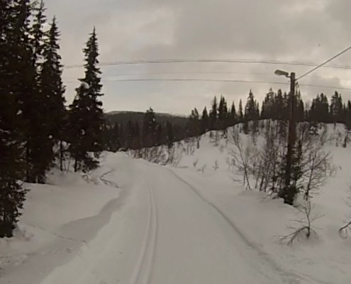 Frå Ljosløypa i Øyfjell