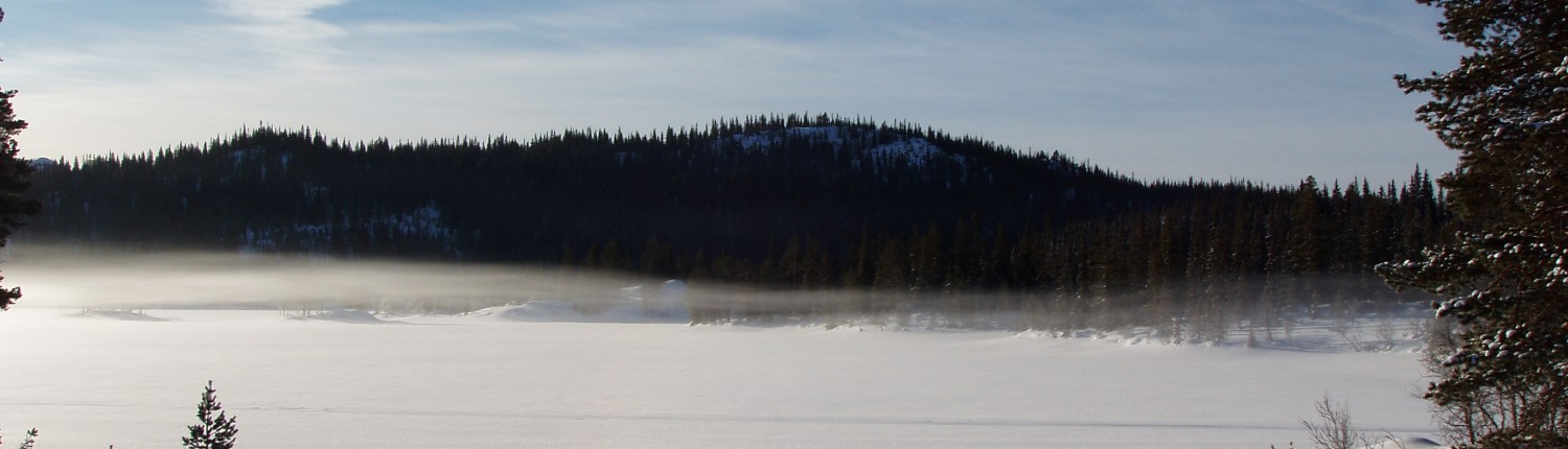 Morgonsol ved Breivatn i Øyfjell